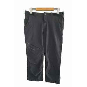 Salomon nylon stretch cropped sports pants